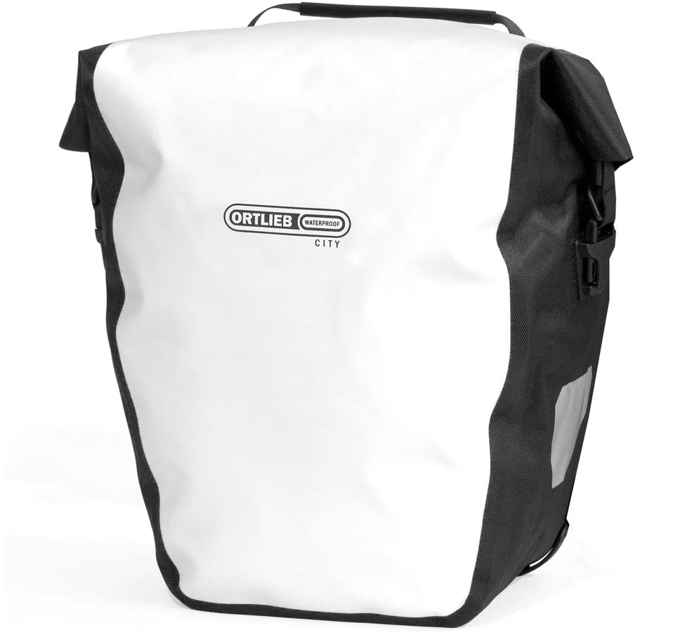 Ortlieb Borsa posteriore Back-Roller City (coppia) bianco