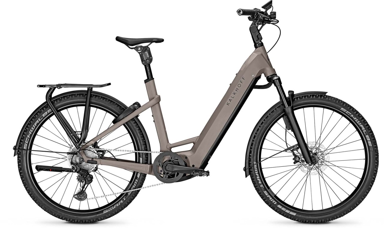 Kalkhoff Entice 7.B Advance+ ABS moonstonegrey matt 2024 - E-Bike Hardtail Mountainbike per principianti