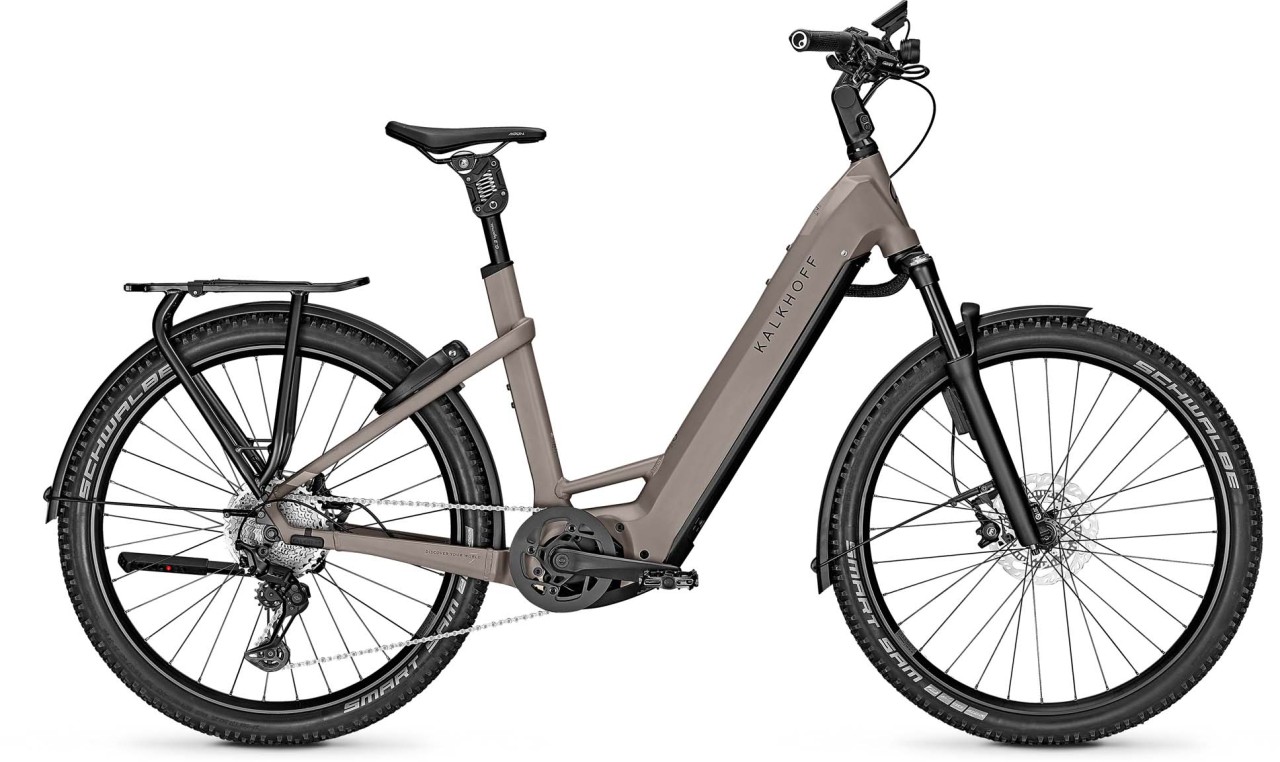 Kalkhoff Entice 7.B Advance+ ABS moonstonegrey matt 2023 - E-Bike Hardtail Mountainbike per principianti