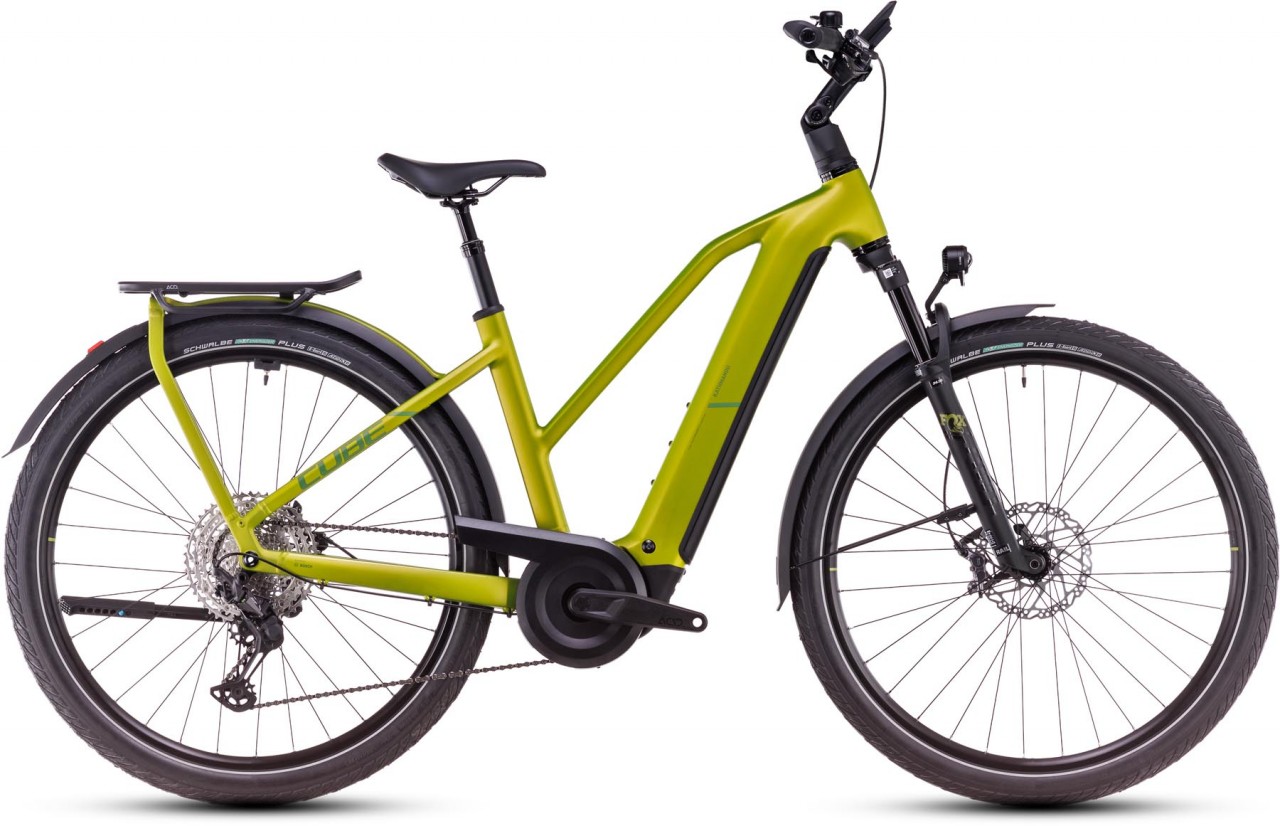 Cube Kathmandu Hybrid EXC 800 lizard n juniper 2025 - E-Bike da Trekking per Donne