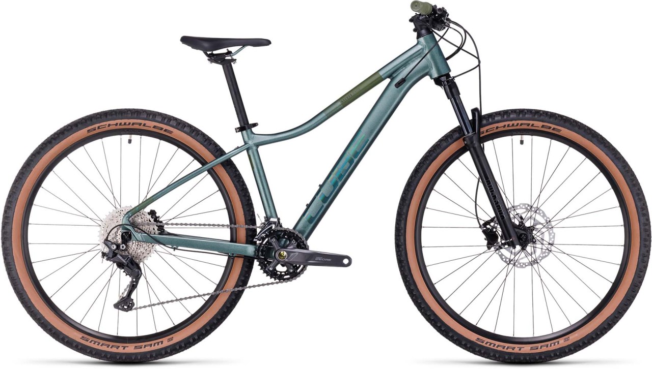 Cube Access WS Race sparkgreen n olive 2023 - Hardtail Mountainbike per Donne