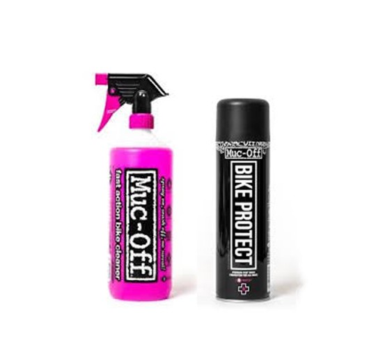 Muc-Off Confezione di Spray Duo per la pulizia e la cura