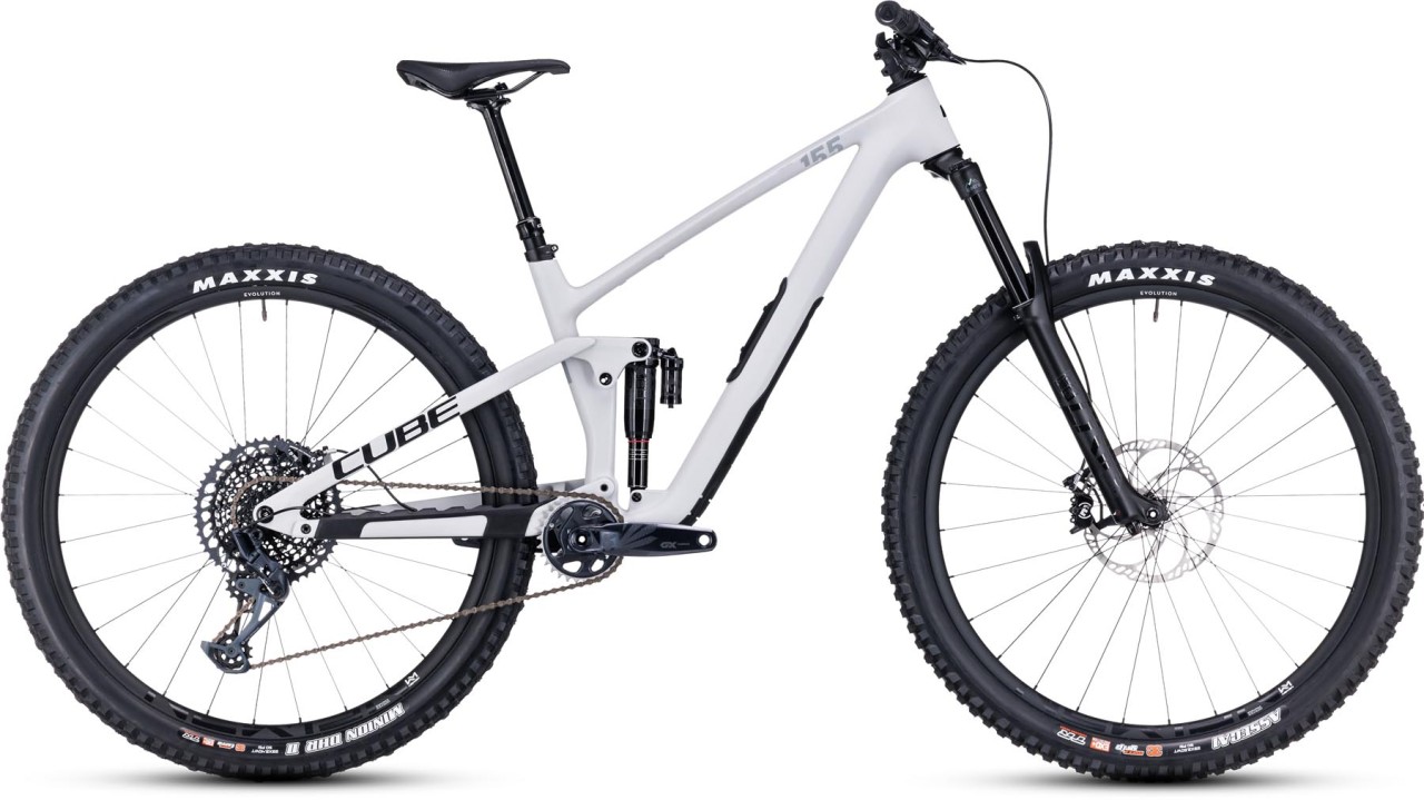 Cube Stereo ONE55 C:62 Race 29 lightgrey n grey 2024 - Fully Mountainbike