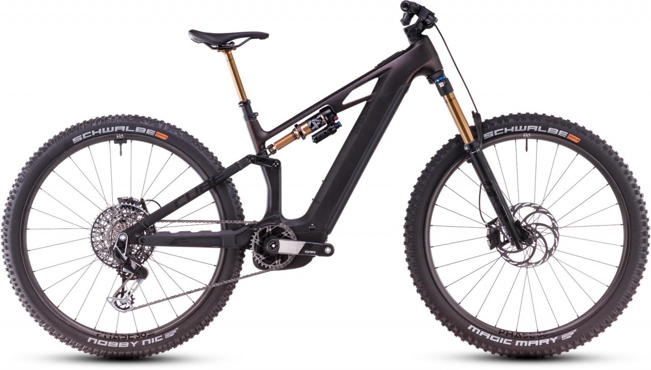 Cube Stereo Hybrid ONE44 HPC SLT 800 liquidlava n black 2025 - E-Bike Fully Mountainbike - Modello attuali dimostrativi