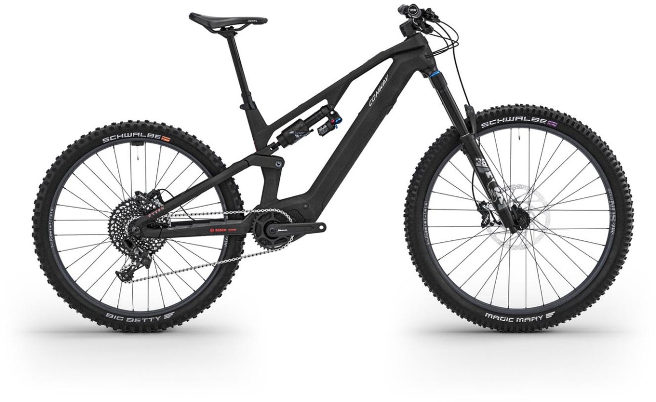 Conway Ryvon LT 4.0 400Wh carbon / silver 2025 - E-Bike Fully Mountainbike - con danni alla vernice