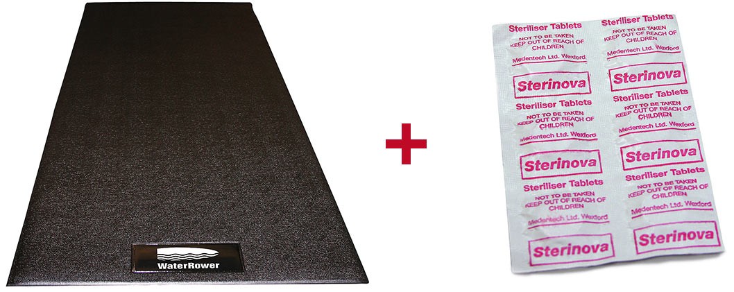 Tappetino di protezione del pavimento + compresse di cloro