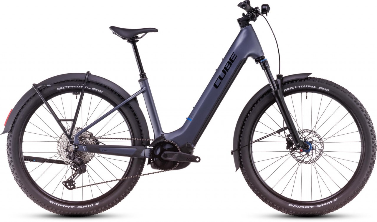 Cube Reaction Hybrid Pro Allroad 800 metallicgrey n black 2025 - E-Bike Hardtail Mountainbike per principianti