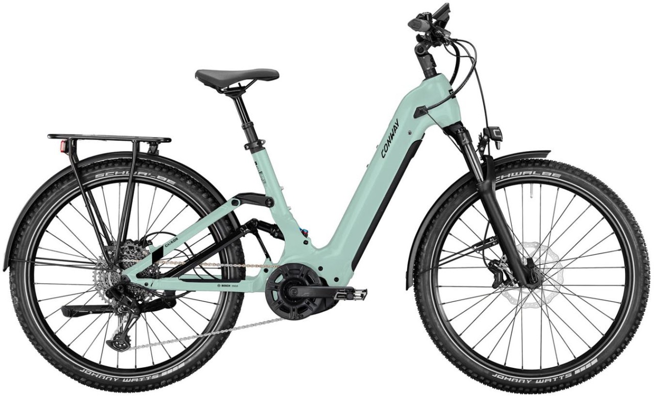 Conway Cairon C FS 2.0 625Wh mint matt 2025 - E-Bike Hardtail Mountainbike per principianti