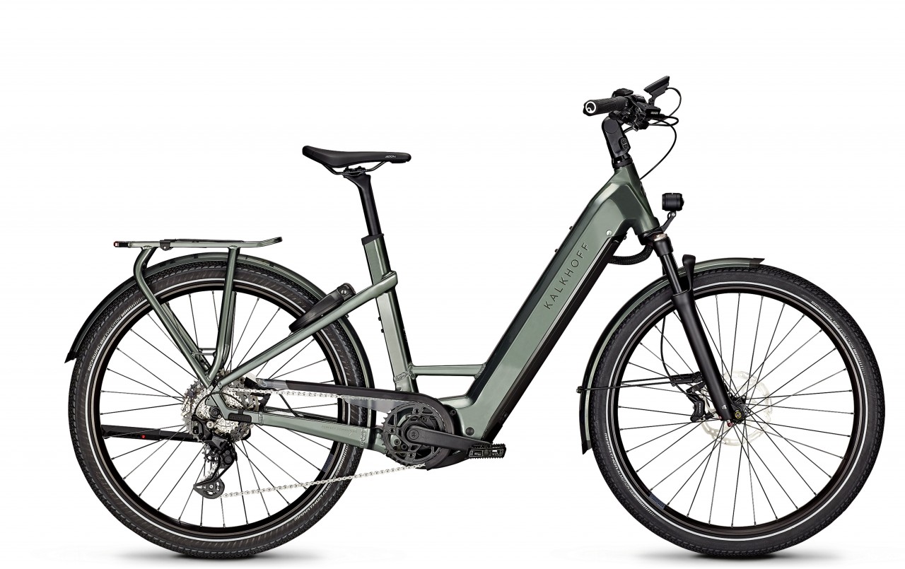 Kalkhoff Endeavour 7.B Move+ techgreen glossy 2023 - E-Bike da Trekking per principianti