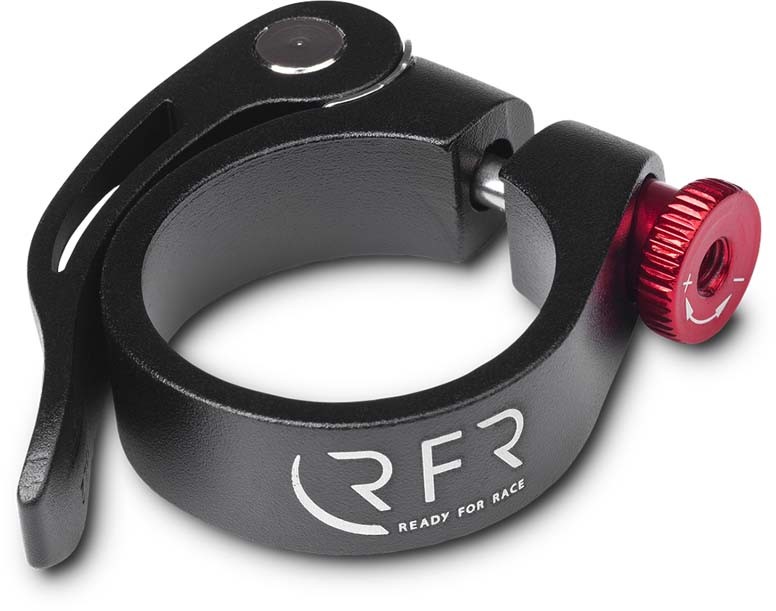 RFR Morsetto per sella con sgancio rapido 34,9 mm nero n rosso
