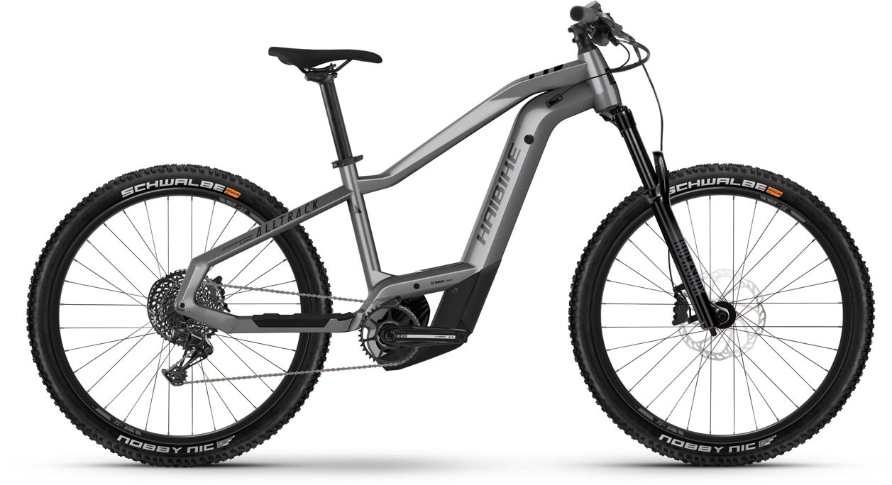 Haibike ALLTRACK 9 Matt Gloss Silver Blk 2024 - E-Bike Hardtail Mountainbike