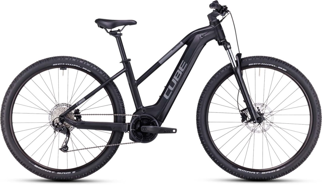 Cube Reaction Hybrid Performance 625 black n grey 2023 - E-Bike Hardtail Mountainbike per Donne