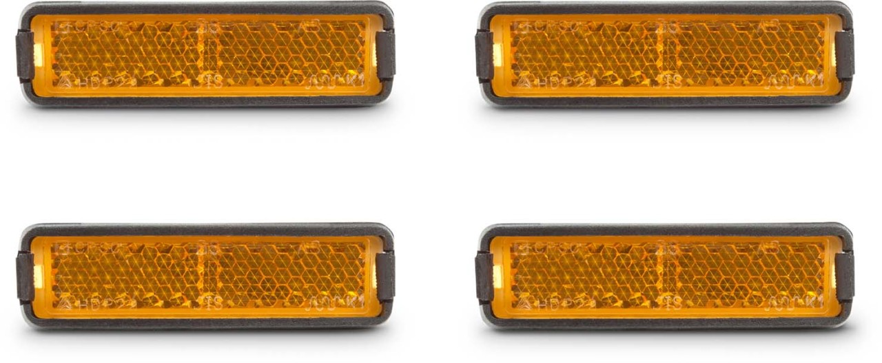 RFR Set di riflettori per pedali arancione