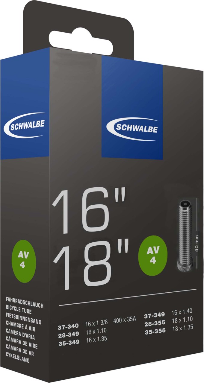 Schwalbe Tubo AV n. 4 16"/18"