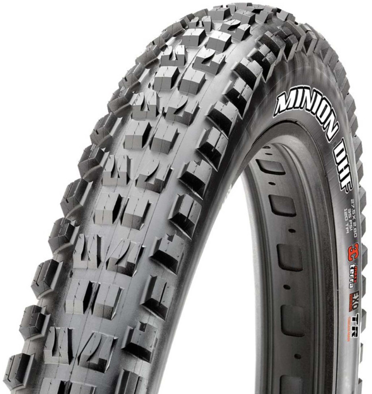 Maxxis Pneumatico pieghevole Minion DHF+ TLR, 27,5x2,80" 71-584 nero EXO 3C MaxxTerra