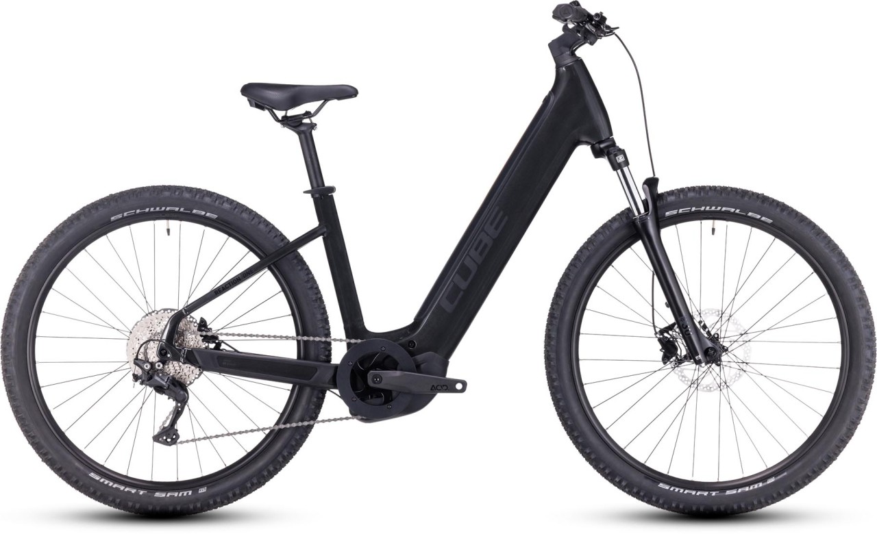Cube Reaction Hybrid ONE 625 grey n black 2024 - E-Bike Hardtail Mountainbike per principianti