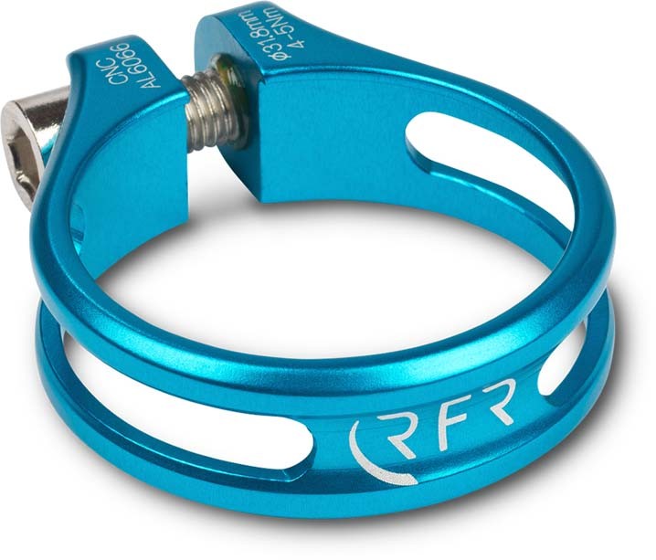 RFR Morsetto reggisella ultraleggero blu da 31,8 mm