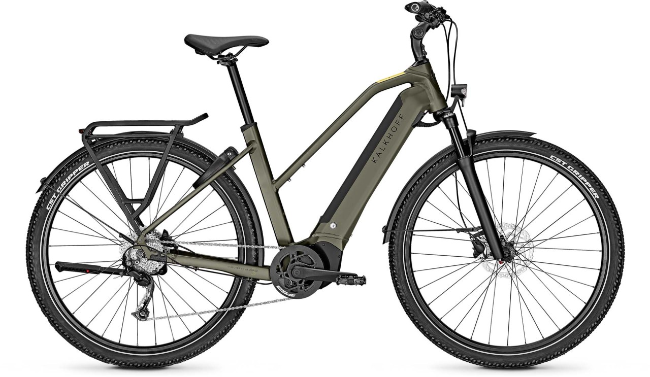 Kalkhoff Entice 5.B Season urbangreen matt 2023 - E-Bike Hardtail Mountainbike per Donne