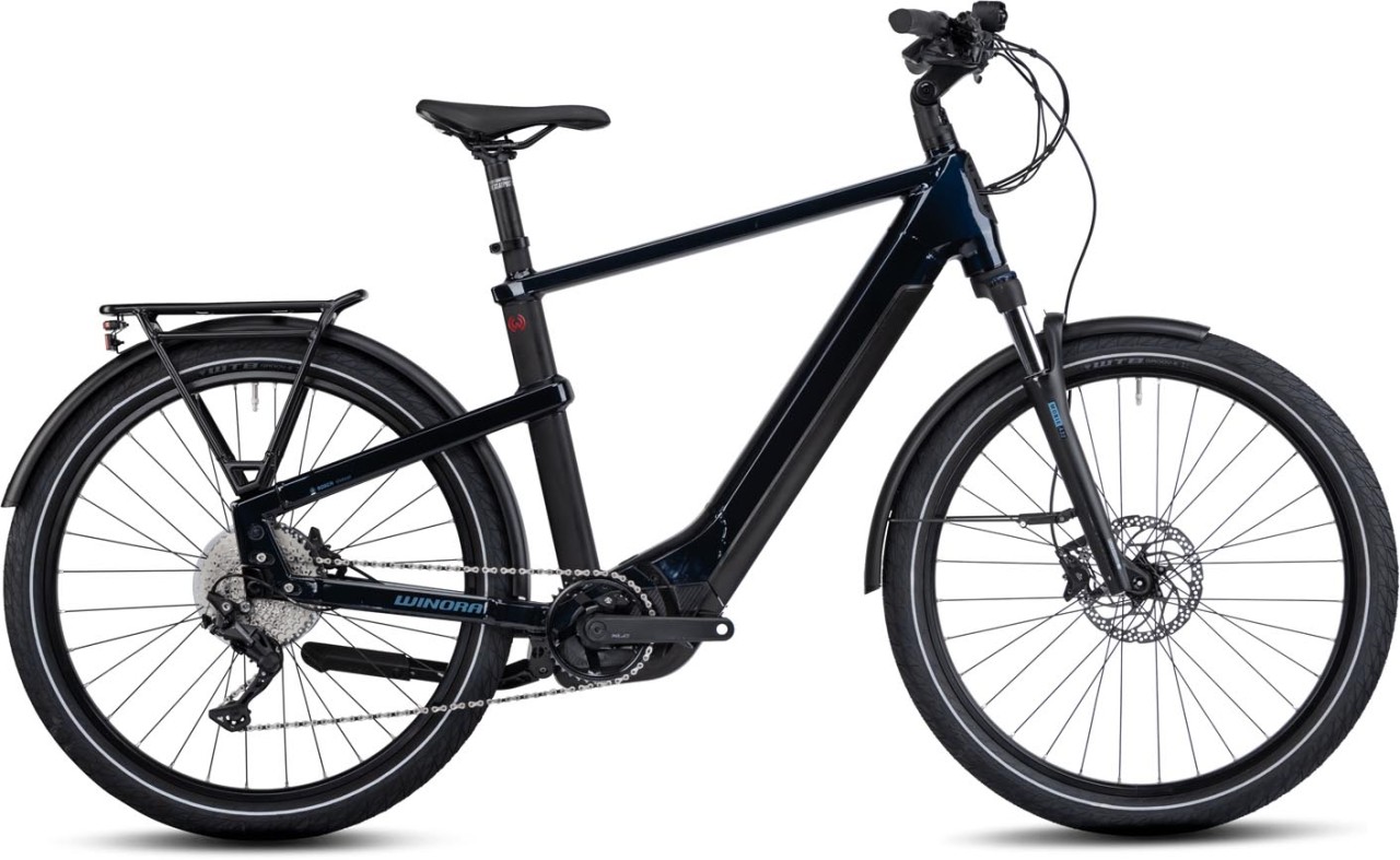 Winora Yakun 10 Darkblue 2023 - E-Bike da Trekking per Uomini