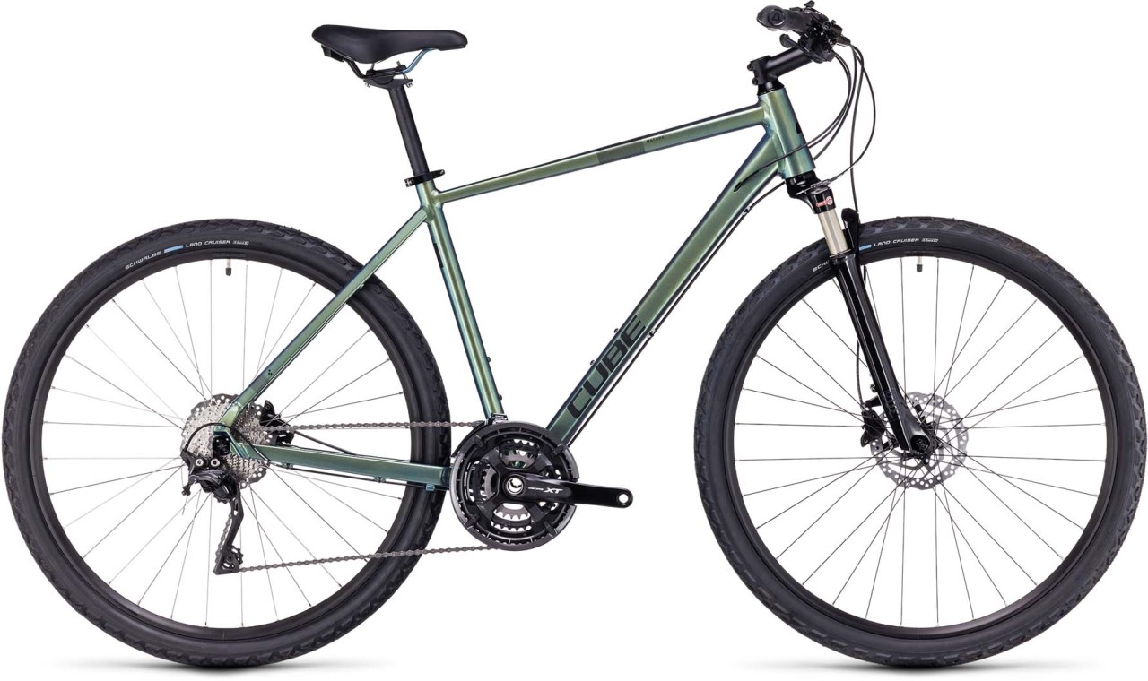 Cube Nature EXC verde n black 2023 - Bici da Cross per Uomini - con danni alla vernice