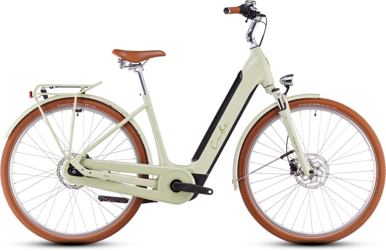 Cube Ella Hybrid 500 matchagreen n green 2025 - E-Bike da Trekking per principianti