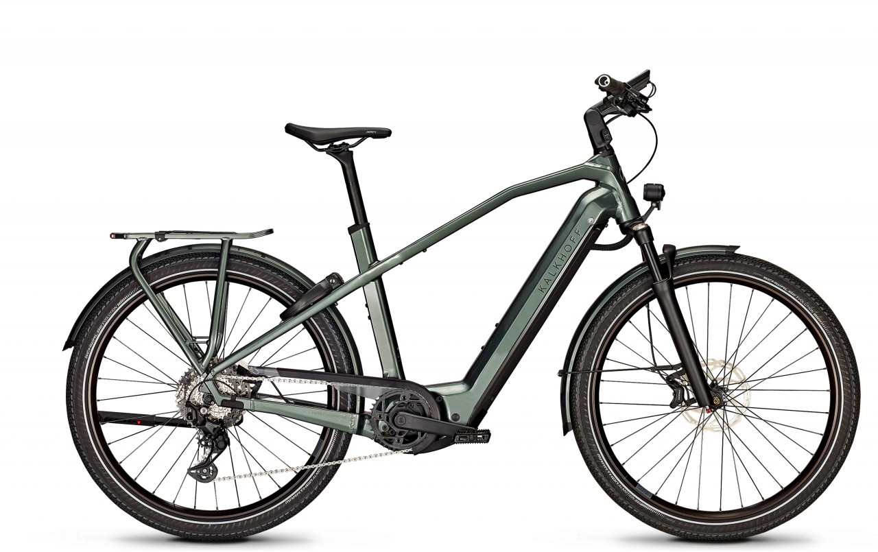 Kalkhoff Endeavour 7.B Move+ techgreen glossy 2023 - E-Bike da Trekking per Uomini