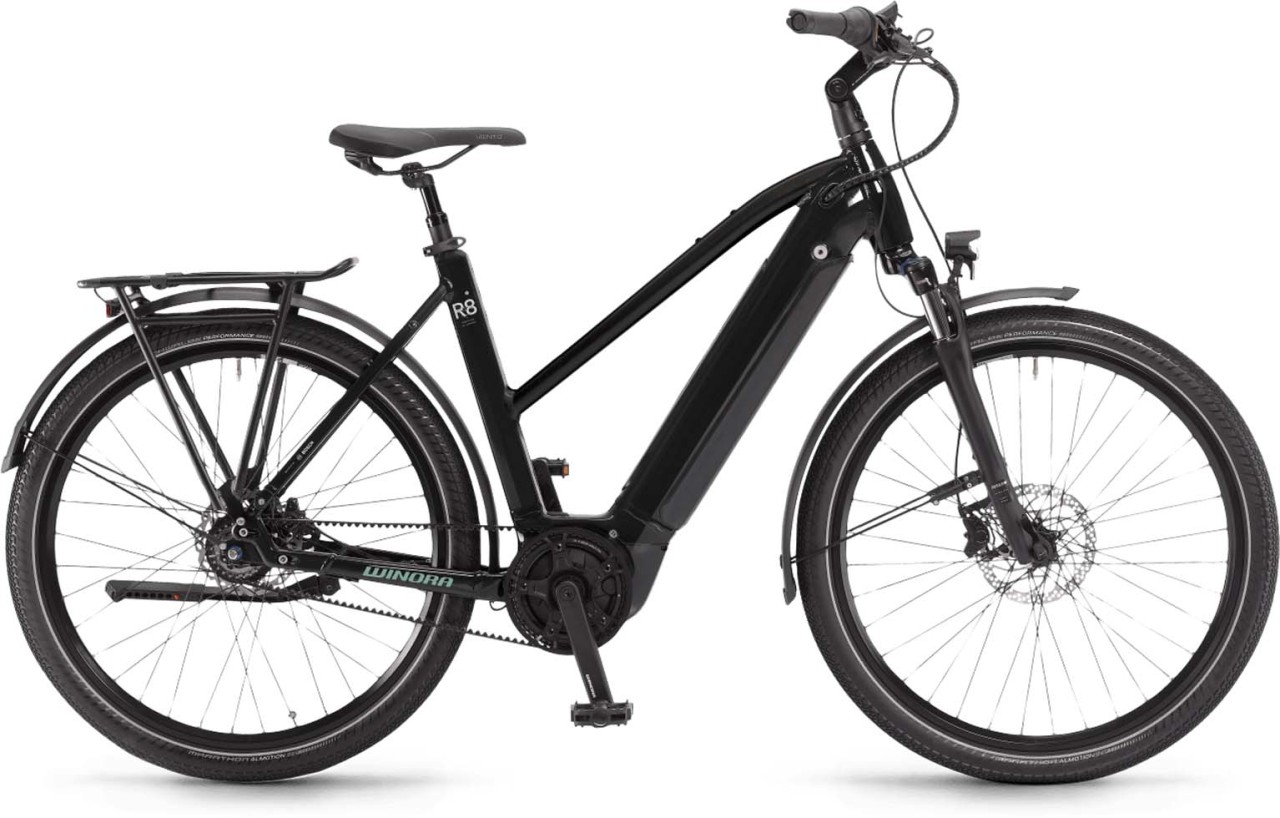 Winora Sinus R8f i625Wh onyxblack 2022 - E-Bike da Trekking per Donne