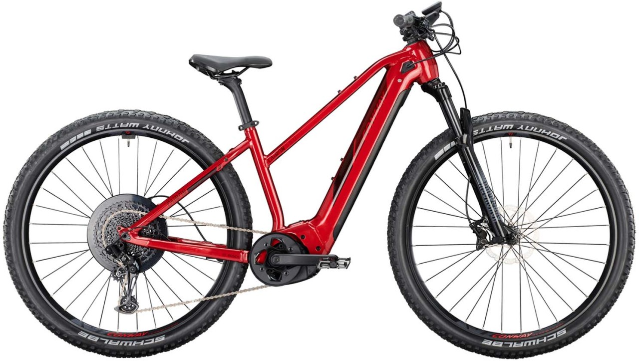 Conway Cairon S 6.0 750 red metallic / shadowgrey metallic 2022 - E-Bike Hardtail Mountainbike per Donne