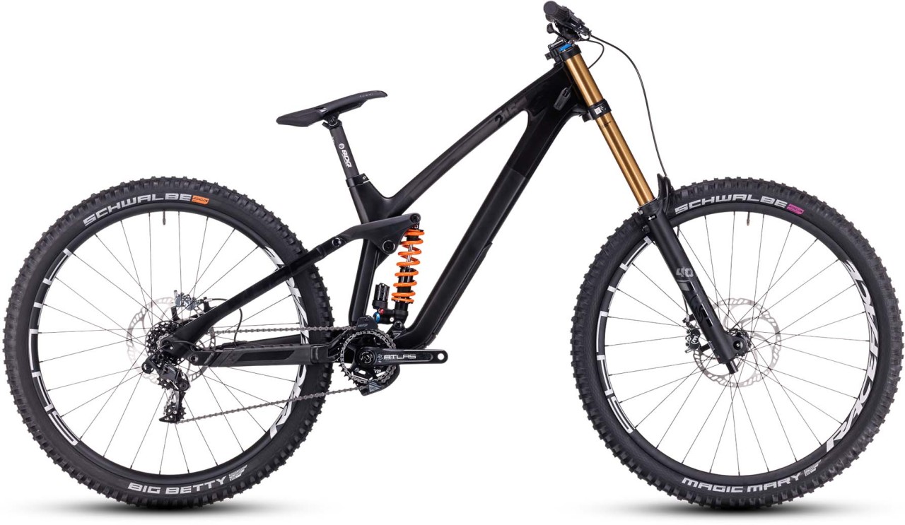 Cube TWO15 HPC SLT 29 carbon n black 2023 - Fully Mountainbike - con danni alla vernice