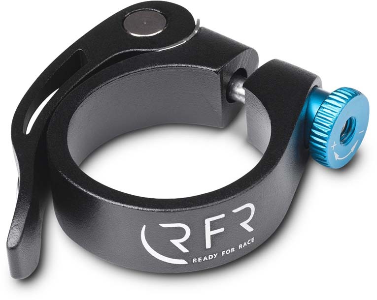 RFR Morsetto per sella con sgancio rapido 34,9 mm nero n blu