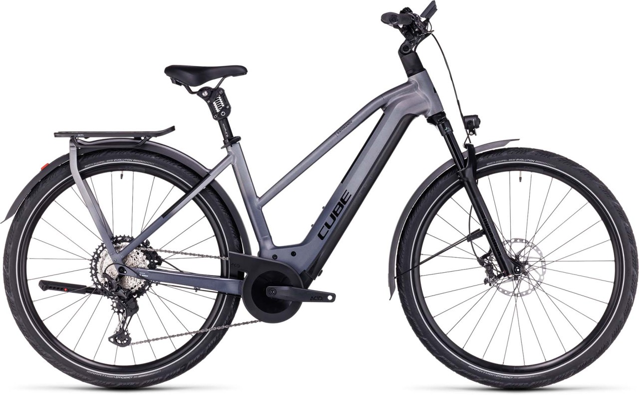 Cube Kathmandu Hybrid SLT 750 prizmsilver n grey 2023 - E-Bike da Trekking per Donne