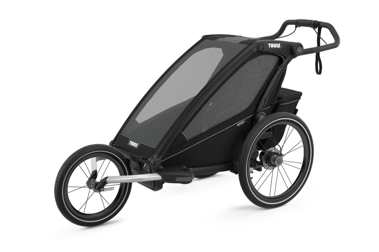 Thule Rimorchio per bambini Chariot Sport 1, nero notte