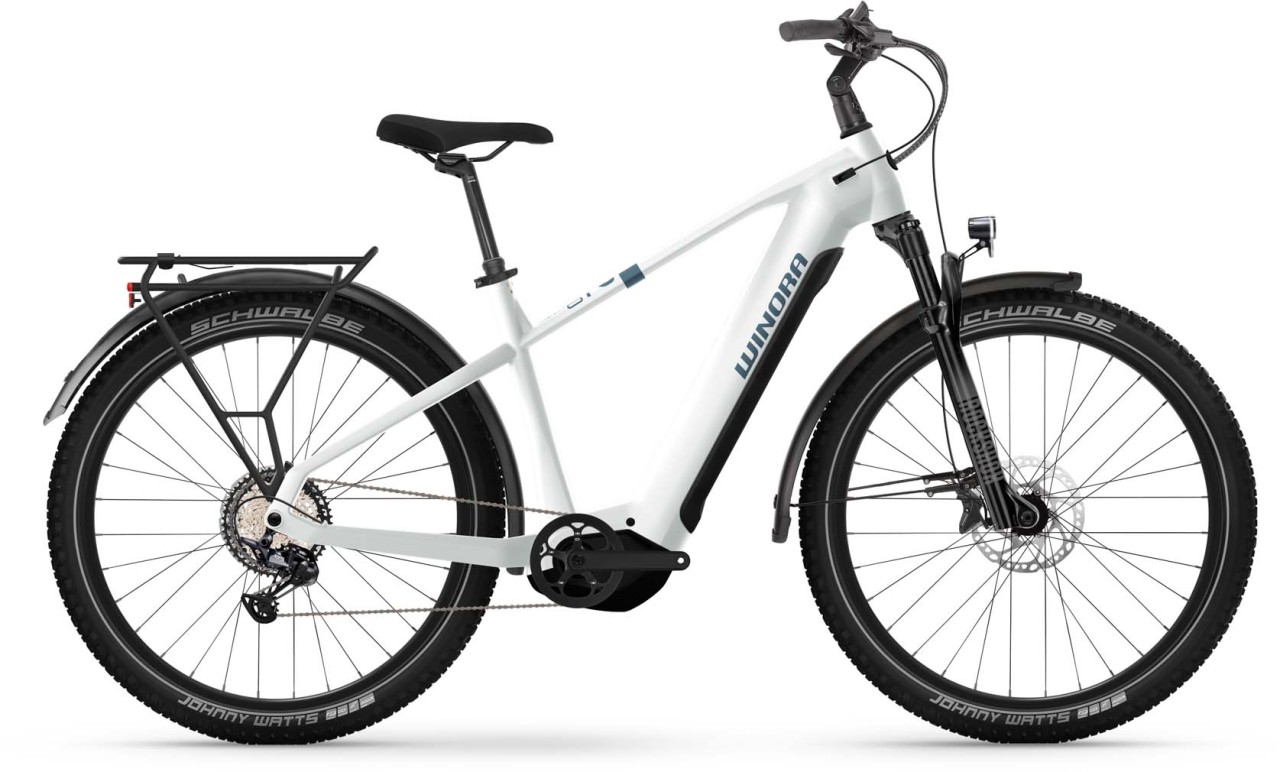 Winora Yucatan X12 Pro Smoke 2023 - E-Bike da Trekking per Uomini