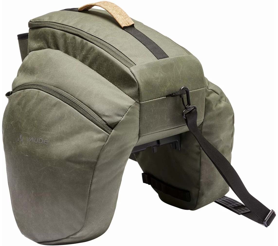 Vaude eSilkroad Plus borsa da trasporto 22 litri kaki