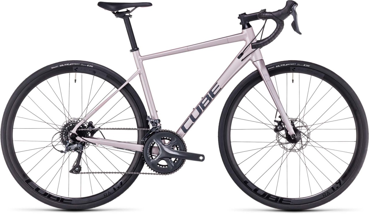 Cube Axial WS greyrose n blush 2023 - Bici da corsa di aluminio per Donne