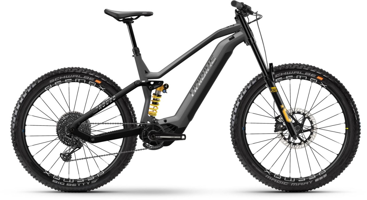 Haibike Nduro 8 Freeride titan / black / chrome matt 2024 - E-Bike Fully Mountainbike