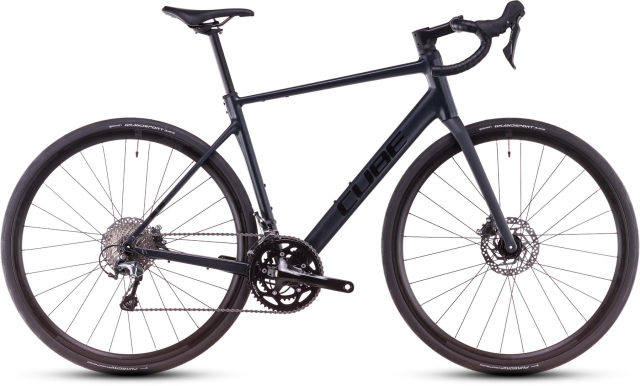 Cube Attain Race night n black 2025 - Bici da corsa di aluminio per