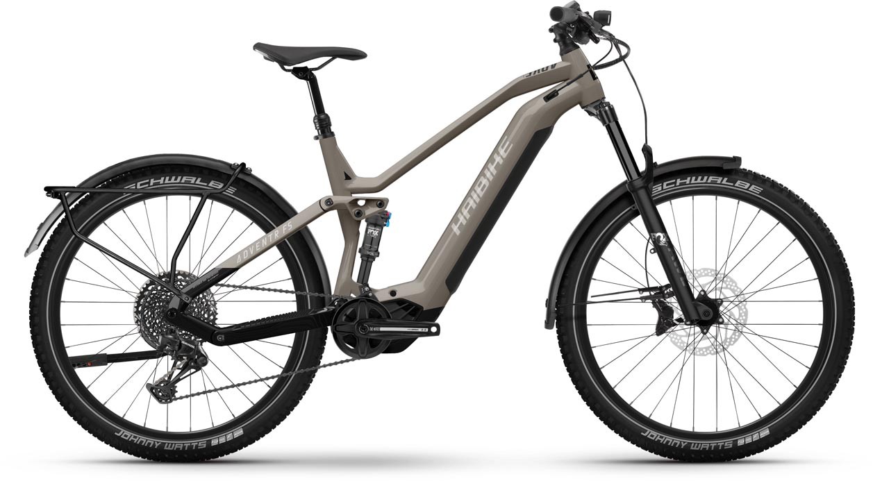 Haibike Adventr FS 10 Gloss Warm / Grey Blk 2023 - E-Bike Fully Mountainbike - con danni alla vernice