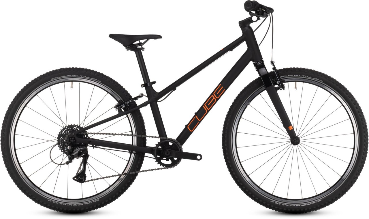 Cube Numove 240 black n orange 2025 - Bici per bambini 24 pollici